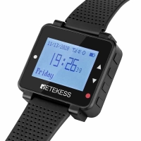 4 pcs watch receiver + 30 pcs waiter call buttons