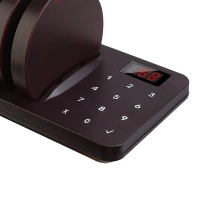 Paging system for restaurants with 10 flashing/vibrating pagers and keypad/charger