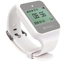 White Wireless Waiter Call Receiver (Multi-language support)