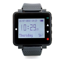Black/White waiter call receiver (Multi-language support)
