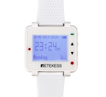 Black/White waiter call receiver (Multi-language support)