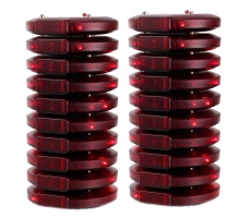 10 pcs vibrating/flashing pagers for T119 coaster paging system