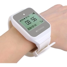 White Wireless Waiter Call Receiver (Multi-language support)