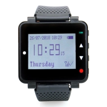 Black/White waiter call receiver (Multi-language support)