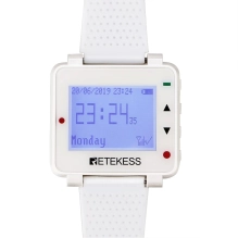 Black/White waiter call receiver (Multi-language support)