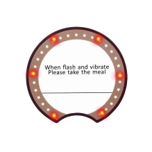 Paging system for restaurants with 10 flashing/vibrating pagers and keypad/charger