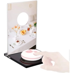 Advertising base for call waiter button