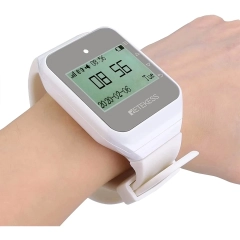 Récepteur d'Appel de Serveur Sans Fil Blanc (support multi-langue)