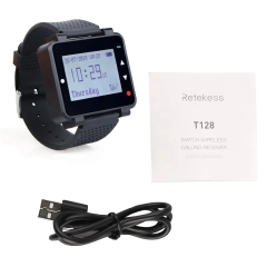 Récepteur d'appel de serveur noir/blanc (support Multi-langue)