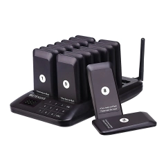 10 pagers vibrants pour restaurants + station de charge, pour fast food, signal sonore