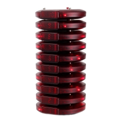 10 τμχ τηλεειδοποιητές με δόνηση/αναβοσβήνει για σύστημα τηλεειδοποίησης επισκέπτη T119