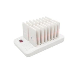 16 λευκά ασύρματα pager για παραγγελία φαγητού σε ξενοδοχεία και εστιατόρια