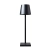 Lampe de table pour restaurants, NOIRE, avec batterie, rechargeable, 3600 mAh