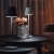 Lampe de table pour restaurants, NOIRE, avec batterie, rechargeable, 3600 mAh