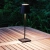 Lampe de table pour restaurants, NOIRE, avec batterie, rechargeable, 3600 mAh
