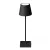 Lampe de table pour restaurants, NOIRE, avec batterie, rechargeable, 3600 mAh