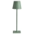 Stolna lampa za restorane, ZELENA, s baterijom, punjiva, 3600 mAh