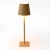 Table lamp for restaurants, BEIGE, with battery, rechargeable, 3600 mAh