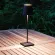 Lampada da tavolo per ristoranti, NERA, con batteria, ricaricabile, 3600 mAh
