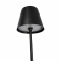 Table lamp for restaurants, BLACK, with battery, rechargeable, 3600 mAh